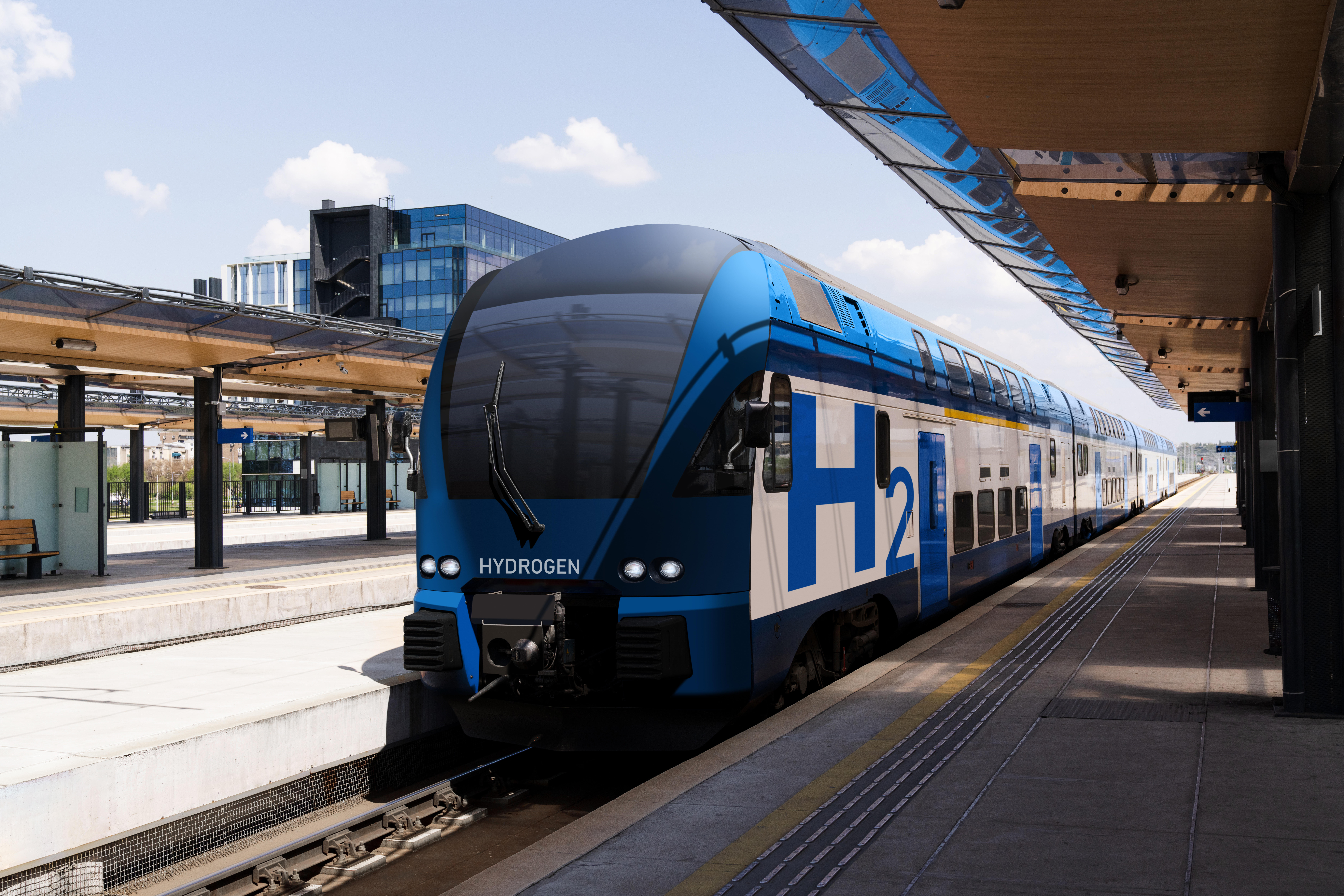 hydrogen powered train